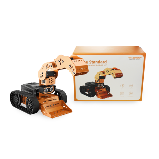 Гусеничный робот Конструктор для сборки механических моделей с камерой технического зрения и ковшом. Расширенная версия.