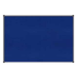 Текстильная доска синяя 90х120 - алюминиевый профиль