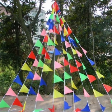 Флажная лента - треугольная (20 метров)