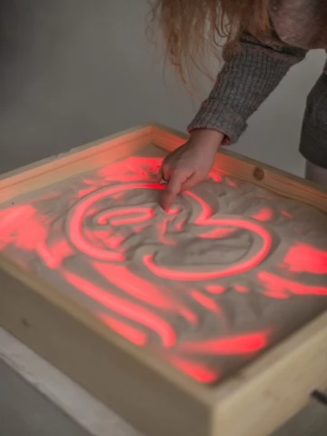 Световой планшет для рисования песком "Макси" (сосна)
