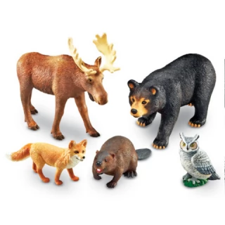 LER0787 "Развивающая игрушка Животные леса"  (5 элементов)