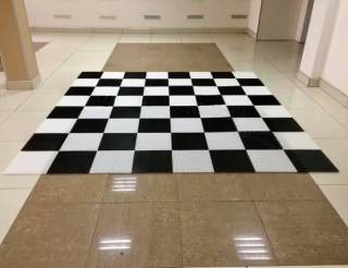 Поле шахматное пластиковое гигантское 3x3 м