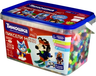 Конструктор ТИМОШКА Пиксели мини 1000 деталей 