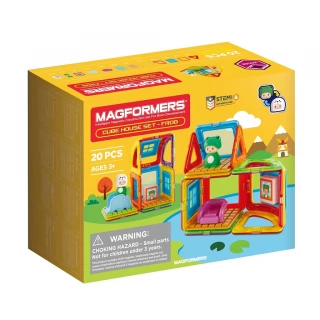 Магнитный конструктор MAGFORMERS Cube House Frog 20 дет.(705019)