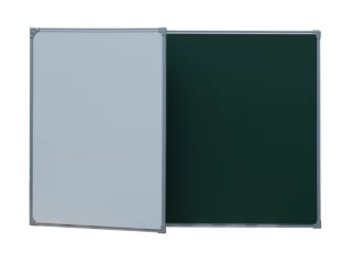 Двухэлементная магнитно-комбинированная доска 120х255, створка справа или слева
