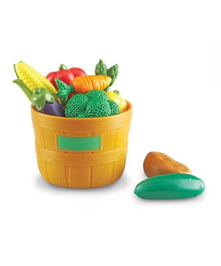 LER9721 Развивающая игрушка «Овощи в ведерке» (серия New Sprouts, 10 элементов)