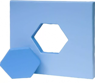 Игровой мягкий модуль Домик-Куб трансформируется в маты