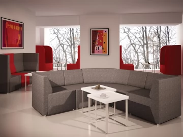 Трехместный диван М10-3D3 - панель М10-А3 Аrea Место встречи
