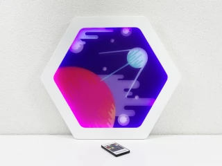 Декоративная тактильная панель с подсветкой - «Спутник» АЛМА
