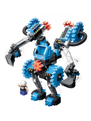Базовый конструктор Мультиблок Робототехник, 476 деталей / Игротека