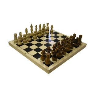 Шахматы лакированные с доской 290х145х38