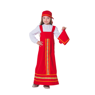Карнавальный костюм «Матрёшка»: платок, сарафан, косынка, рубашка