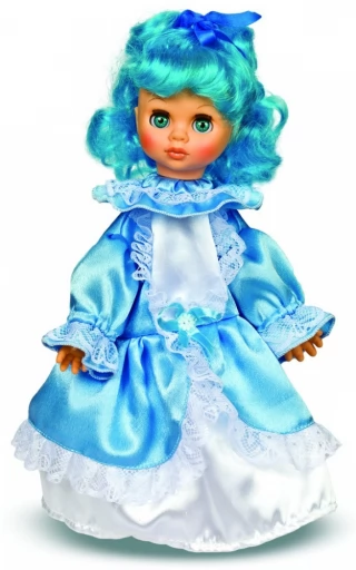 Кукла для кукольного театра "Девочка с голубыми волосами"