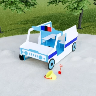 Уличный модуль «Полицейская машина»