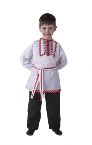 Марийский национальный костюм (мальчик) (рубашка+ кушак + брюки)