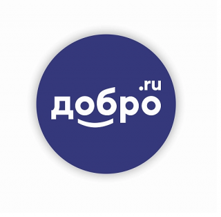 Стенд резной "Логотип "Добро.ru" 