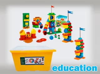 Конструктор "Набор с трубками" 148 деталей, Ведушка, аналог Lego Education 9076