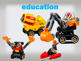 Конструктор "Строительная техника", 95 деталей, Ведушка, аналог Lego Education 45002