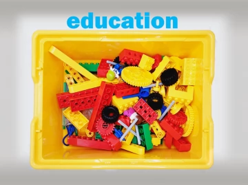 Конструктор "Первые механизмы" 102 детали, Ведушка, аналог Lego Education 9656