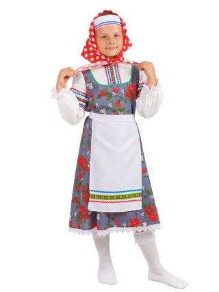 Карнавальный детский костюм "Бабка"