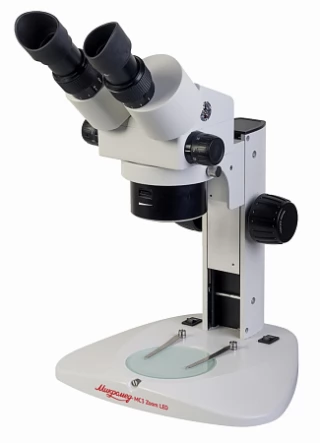Микроскоп Микромед MC-3-ZOOM LED стереоскопический бинокулярный