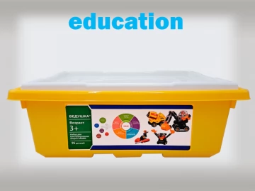 Конструктор "Строительная техника", 95 деталей, Ведушка, аналог Lego Education 45002