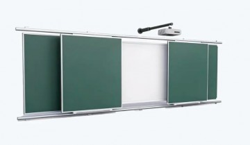 Рельсовая система с классной и интерактивной доской Классик