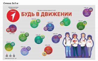 Комплект стендов "Будь в движении. Первые"
