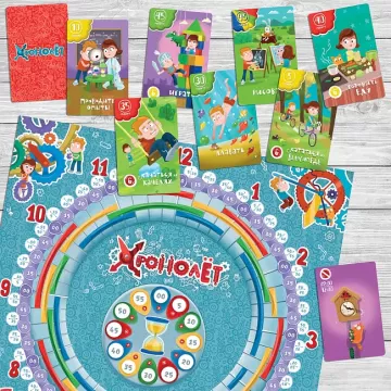 Развивающая настольная игра БАНДА УМНИКОВ УМ072 Хронолёт