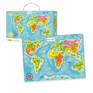 Пазл DODO R100110 Карта мира