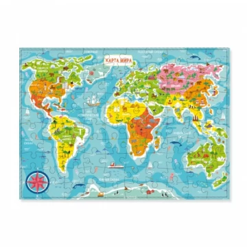 Пазл DODO R100110 Карта мира