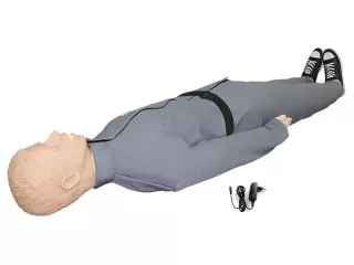 "Александр-04" тренажер-манекен взрослого пострадавшего для отработки приемов сердечно-легочной реанимации (голова, туловище, конечности) с контроллером